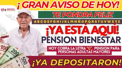 SE REANUDAN LOS PAGOS PARA PENSIONES Y PROGRAMAS DEL BIENESTAR, HOY COBRA ESTA LETRA, ADULTOS MAYORES