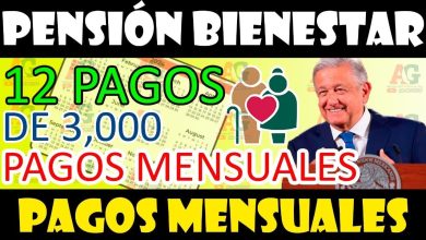 📢📆 CAMBIOS IMPORTANTES🔔 PENSIÓN 65y+ Adultos Mayores ✅ 12 PAGOS de $3,000 AHORA PAGOS MENSUALES